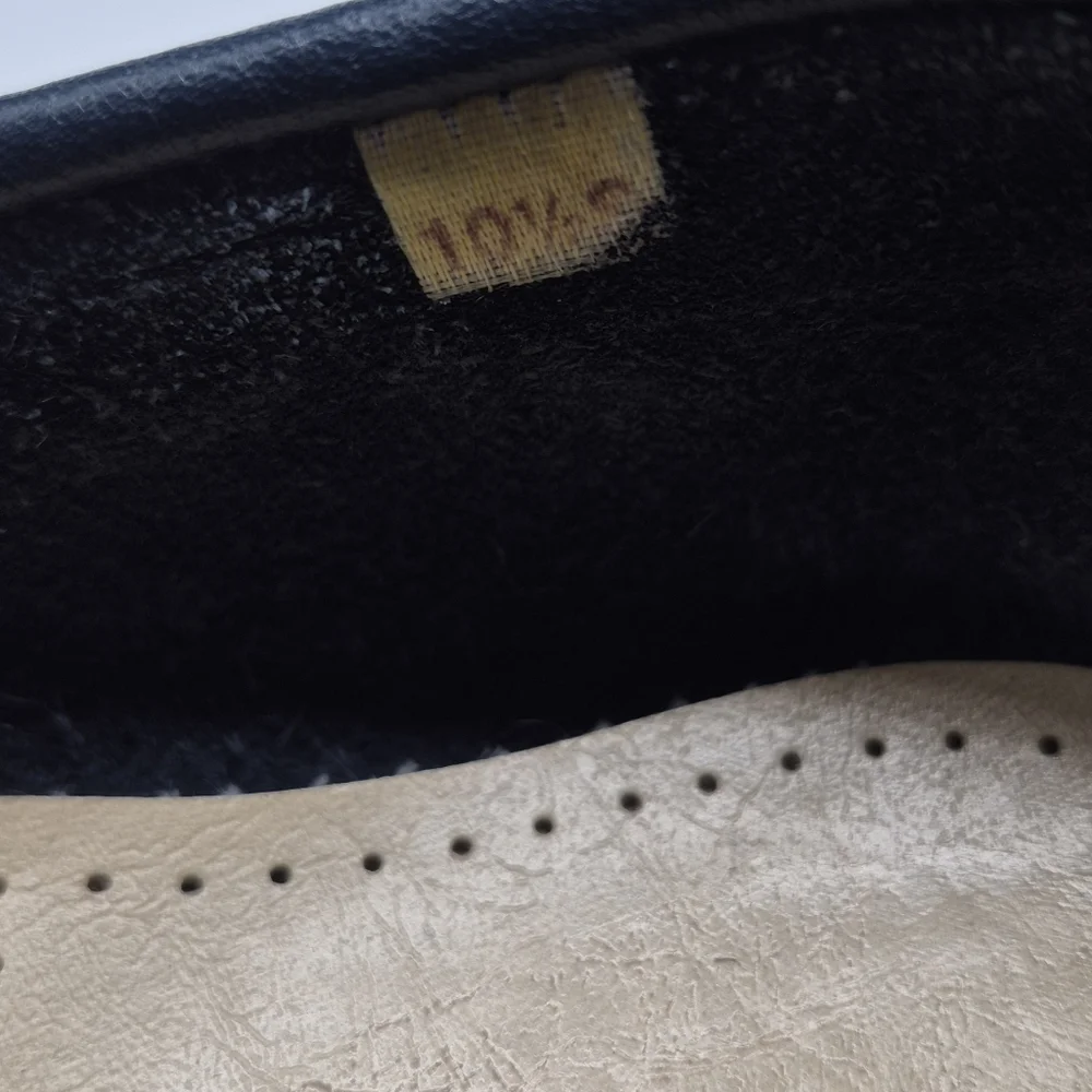 SAS Navy Leather Fringe Kiltie Loafers - Picture 5 of 6